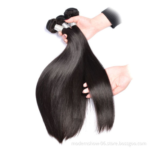 Super Quality Margin Virgin Cuticle Aligned Silky Straight Wave Brazilian Human Hair Bundles